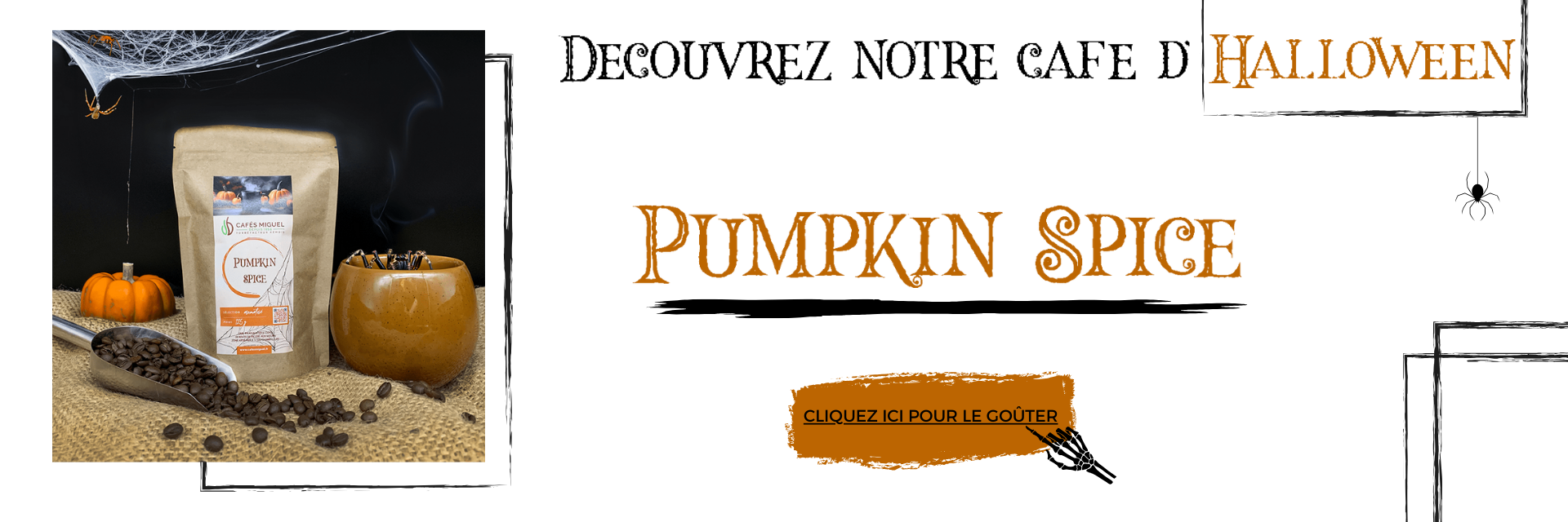 Découvrez notre café d'Halloween le Pumpkin Spice